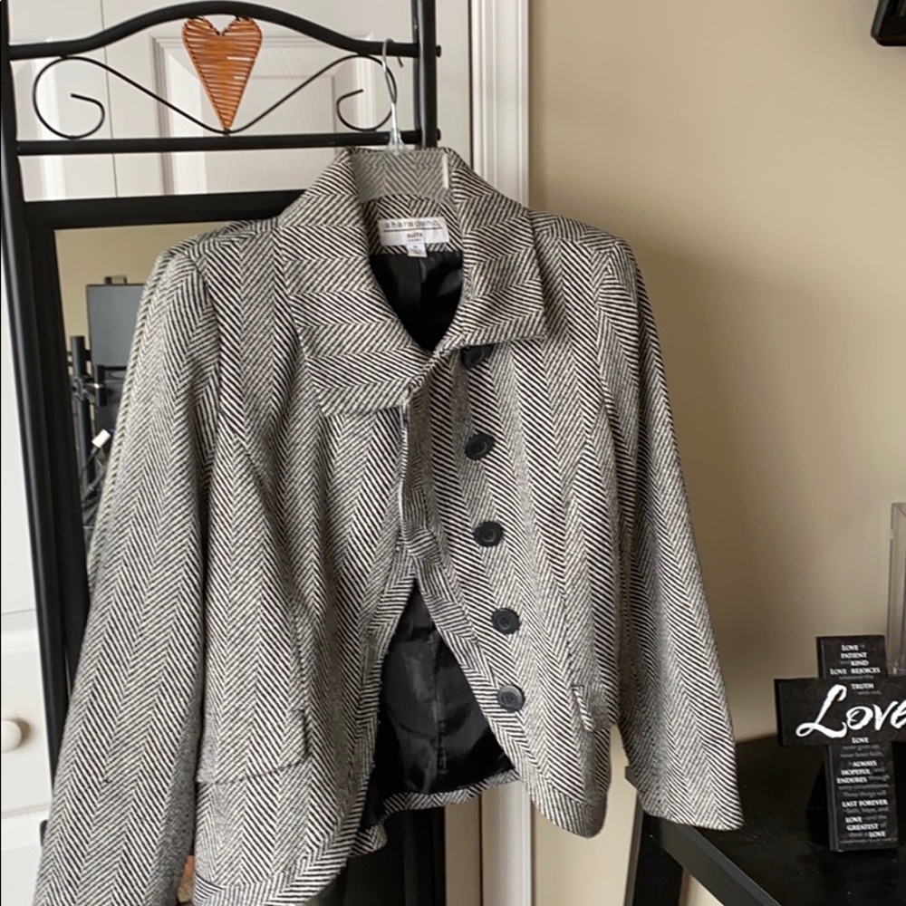 Chevron Black and White Jacket